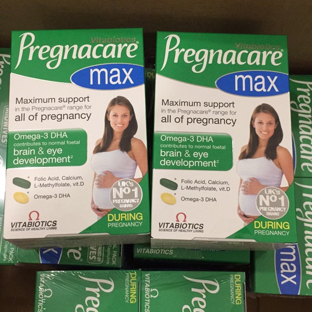 Vitamin Pregnacare max, Pregnacare Bầu hàng chính hãng uk đủ bill