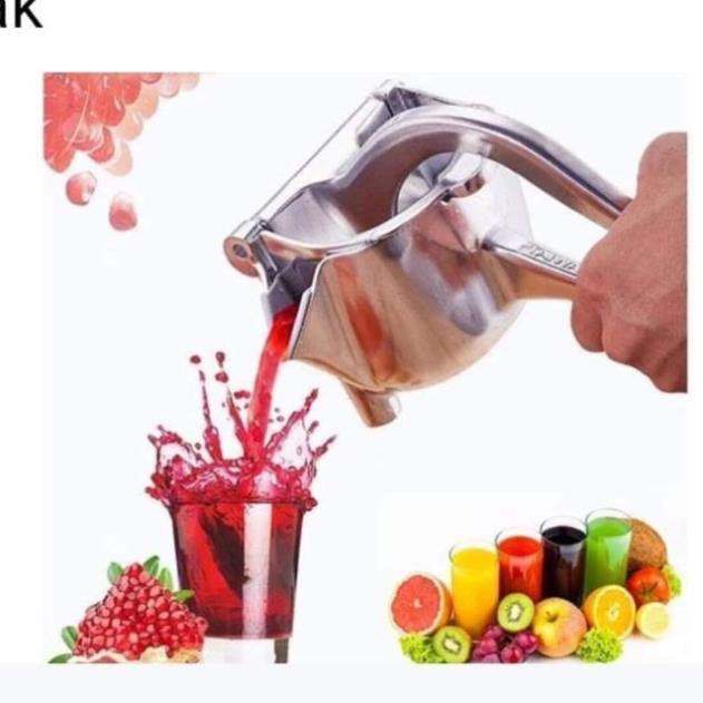 Máy  ép hoa quả tươi inox, ép hoa quả bằng tay gang thép lực khoẻ
