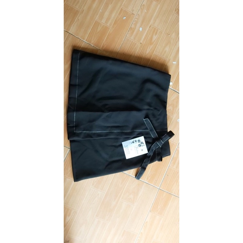 CHÂN VÁY CHỮ A VIỀN CHỈ NỔI CÓ NƠ,QUẦN GIẢ VÁY VIỀN CHỈ NỔI PHỐI NƠ | BigBuy360 - bigbuy360.vn