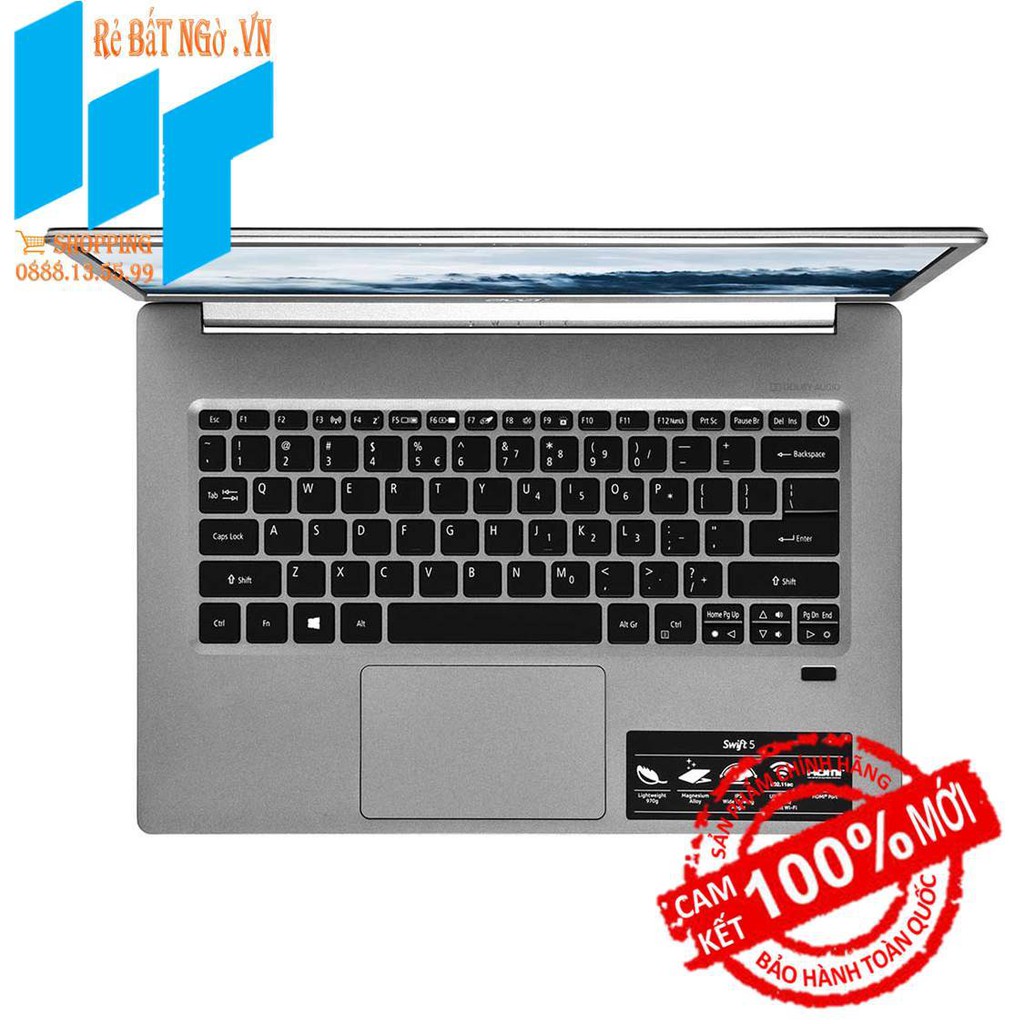 Laptop Acer Swift 5 SF514-53T-740R NX.H7KSV.002 14inch FHD_i7-8565U_8GB_256GB SSD_UHD 620_Win10_1 kg | WebRaoVat - webraovat.net.vn