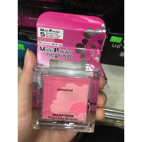 Phấn má hồng bướm Mira Multi Powder 12g