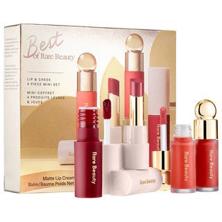 Set 4 món son và má hồng mini Rare Beauty by Selena Gomez Best Of Rare Lip & Cheek