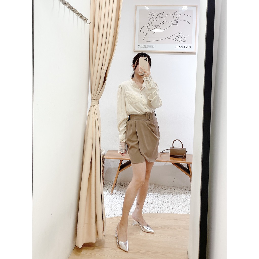 [Mã FADIRECT20 giảm 20K đơn 150K] Váy đắp tà kèm belt , Peace House Clothing | BigBuy360 - bigbuy360.vn