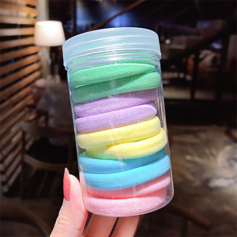 Set 10 Dây Cột Tóc Nhiều Màu Sắc