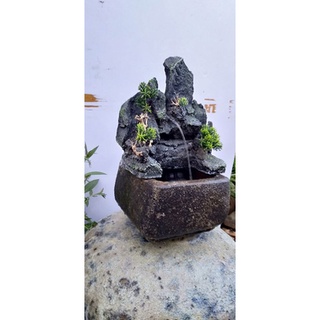 hòn non bộ mini có thác nước