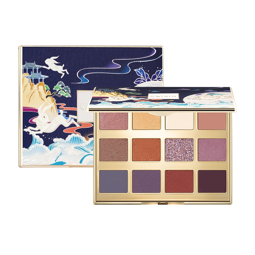 Bảng Phấn Mắt Catkin 12 Màu Ánh Nhũ Lì Siêu Mịn Mượt Làm Đẹp Thời Trang Cho Nữ 15g | BigBuy360 - bigbuy360.vn