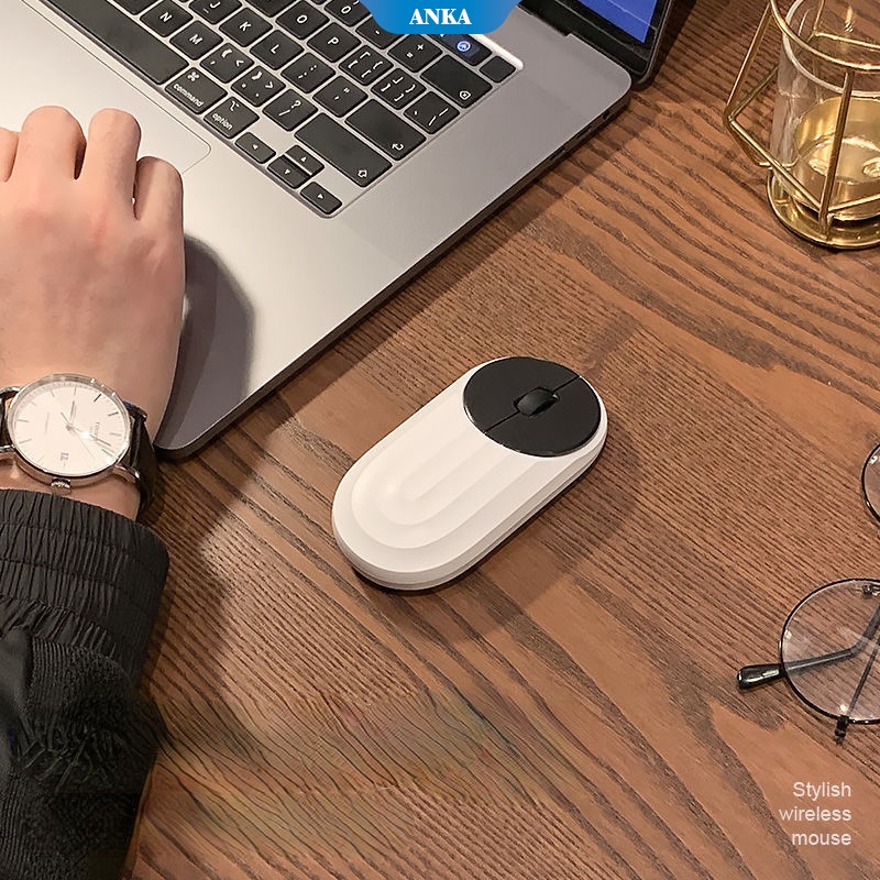 Chuột Bluetooth Không Dây Kiểu Dáng Thời Trang Dễ Thương Cho Laptop / Pc