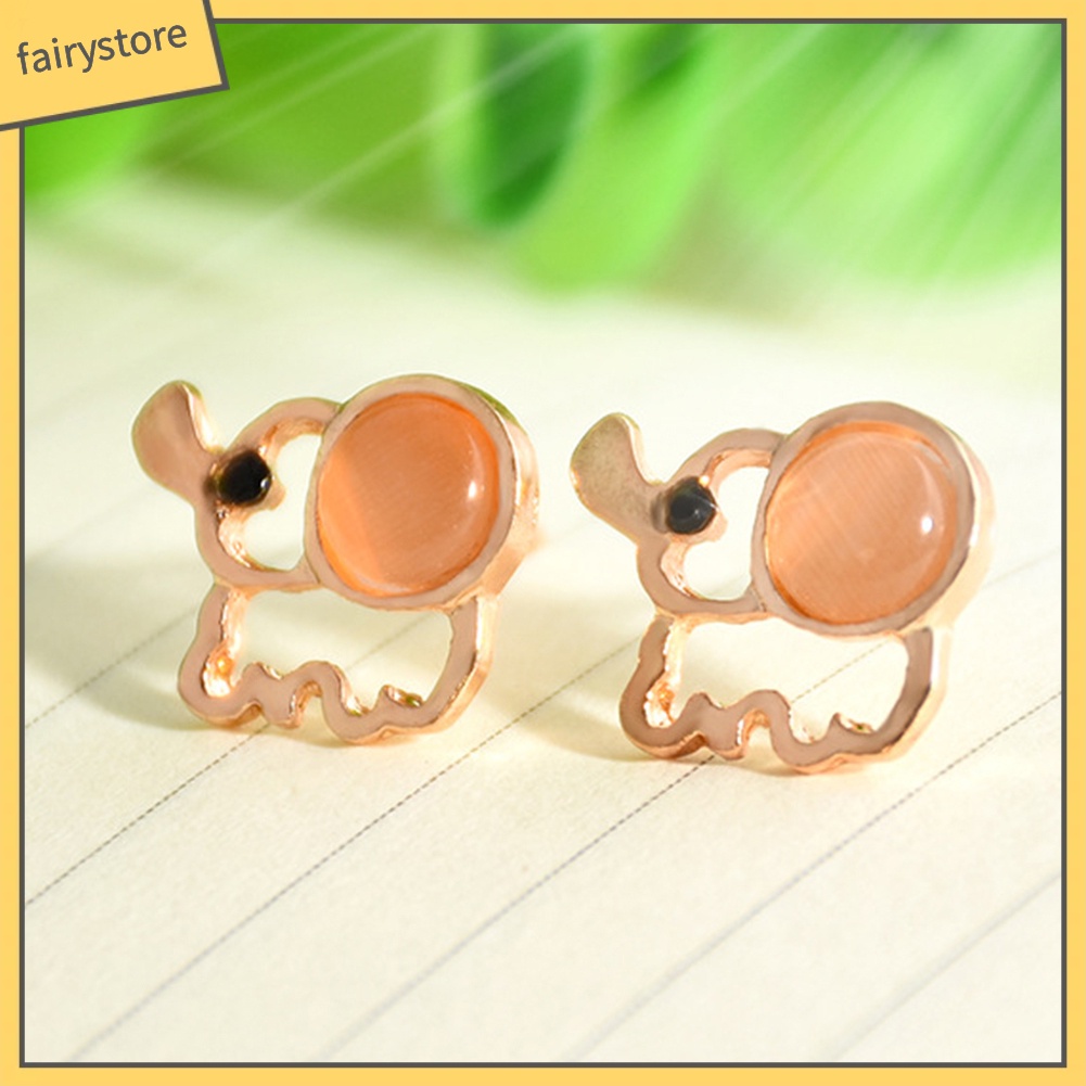 Hoa Tai Mặt Hình Chú Voi Đáng Yêu Cho Nữ