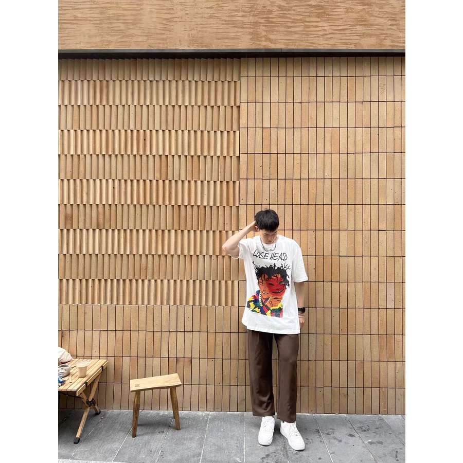 Áo thun unisex MONSTER X STREET LOSE HEAD phông tay lỡ nam nữ form rộng Local Brand