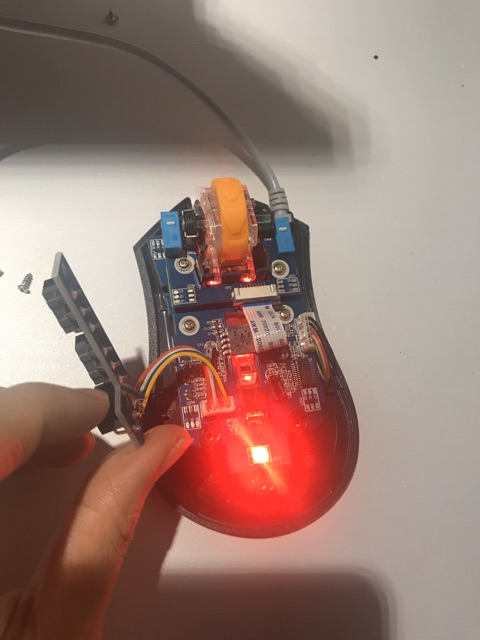 Chuột gaming chuyên game JD70 chip Avago 3050 4000 Dpi led RGB