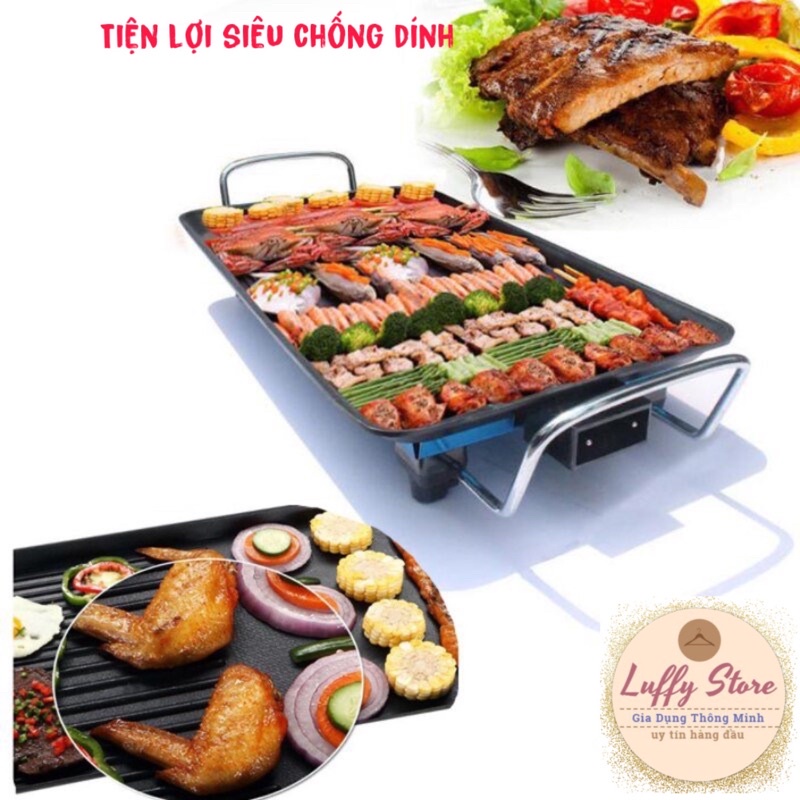 Bếp Nướng Lẩu SABU BBQ 2 Ttong 1 chống dính tiết kiệm điện thân thiện môi trường.