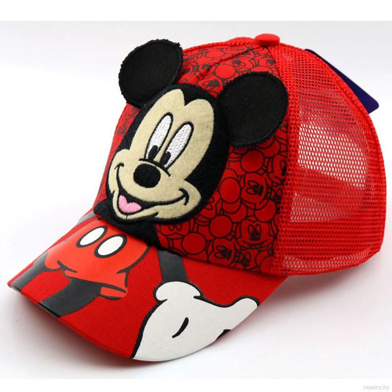 Mũ lưỡi trai thêu hình chuột Minnie dễ thương ngộ nghĩnh đáng yêu cho bé