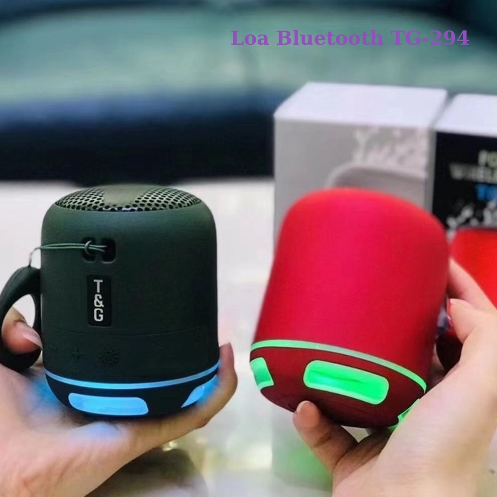 Loa Bluetooth Mini Tg294 Loa Nghe Nhạc Bluetooth Mini Hỗ Trợ Thẻ Nhớ Jack 3.5 Kêt Nối Máy Tính Laptop - Tueman