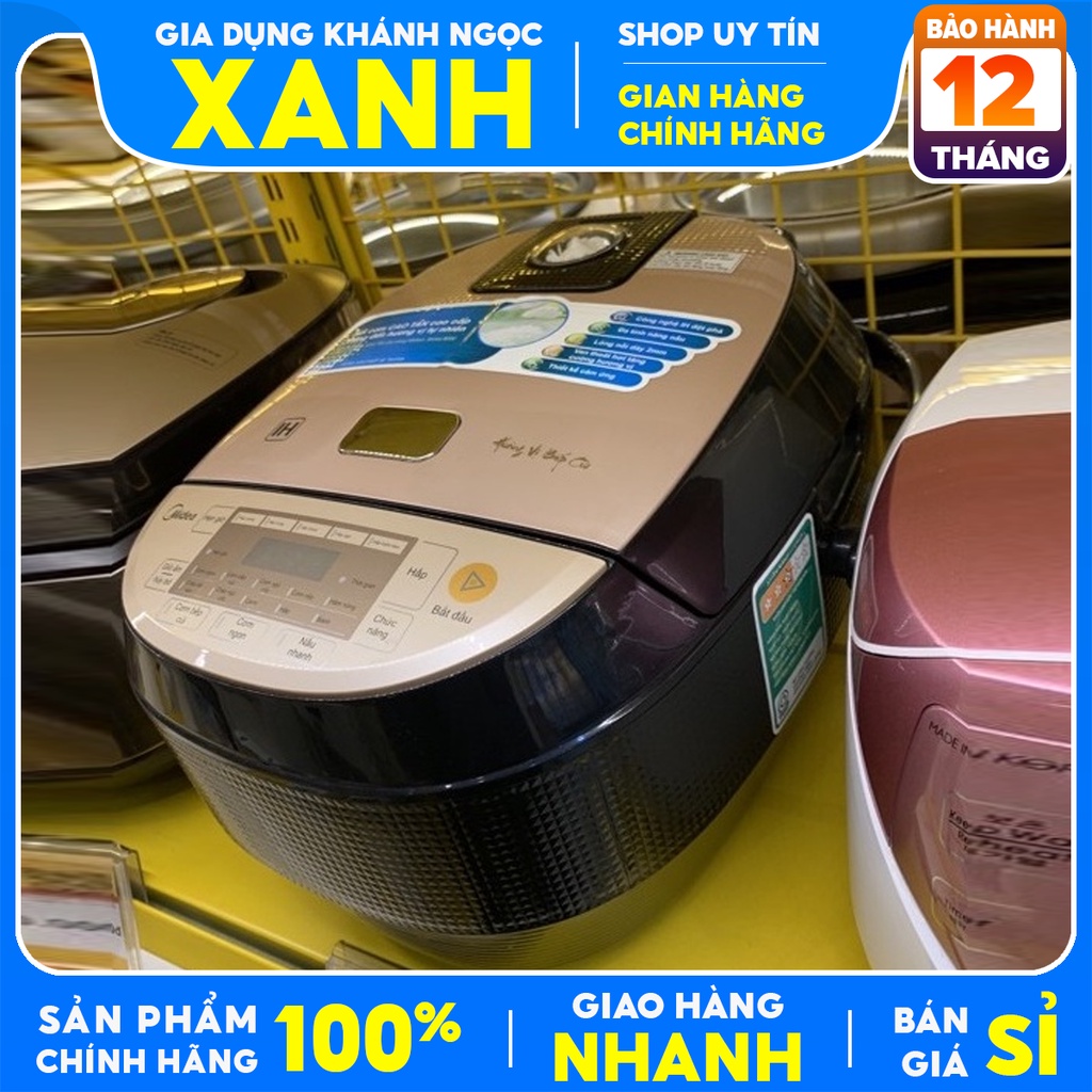 Nồi cơm điện cao tần Midea 1.8 lít MB-HS4007- Hàng Chính Hãng hàng trưng bày,Lòng nồi 5 lớp -Bảo Hành 12 tháng
