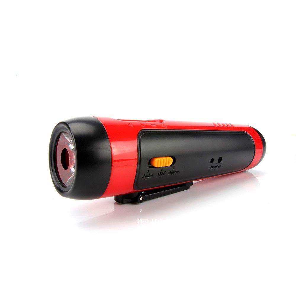 SHOUKEY Hand Crank Radio Outdoor LED Flashlight Multicolor Wireless Bluetooth