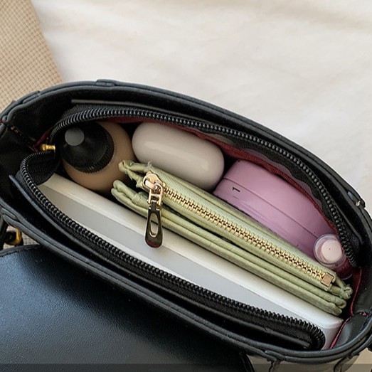 Túi đeo chéo nữ, giỏ đeo chéo thời trang cho nàng, chất liệu da PU cao cấp cực bền dáng Size 21 | BigBuy360 - bigbuy360.vn