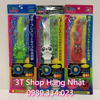 Vòng đồng hồ chống muỗi và côn trùng cho bé - Nhật Bản