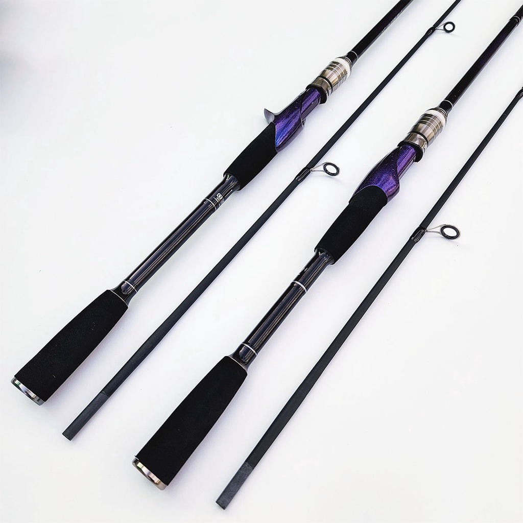 Cần Câu Lure Kratos Cần Câu Cá Carbon Máy Đứng Và Máy Ngang Cao Cấp Độ Cứng M