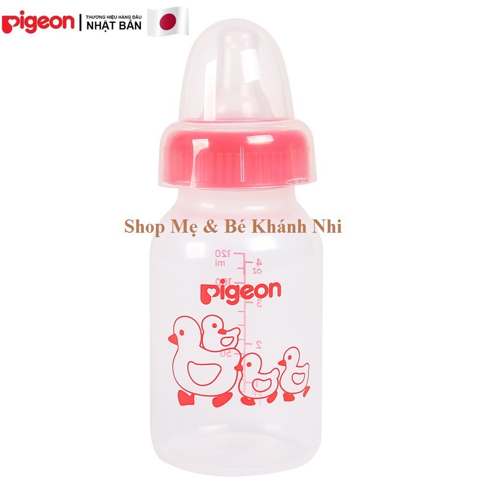 Bình Sữa Pigeon Cổ Hẹp 120ml/240ml Nhựa PP Tiêu Chuẩn