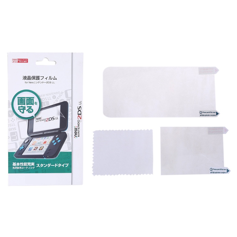 Miếng Dán Bảo Vệ Màn Hình LCD Bằng Nhựa Trong Suốt Cho New 2DS XL / 2DS LL