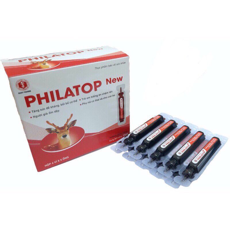 Philatop ống nhựa hộp 20 ống