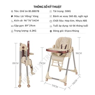 Ghế ngồi đa năng cho bé Best Baby BS.8807B