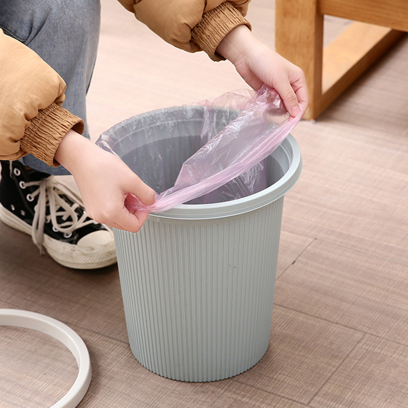(Phân loại rác) Bộ 5 cuộn 100 túi bóng nilon đựng rác 45x50cm tiện lợi