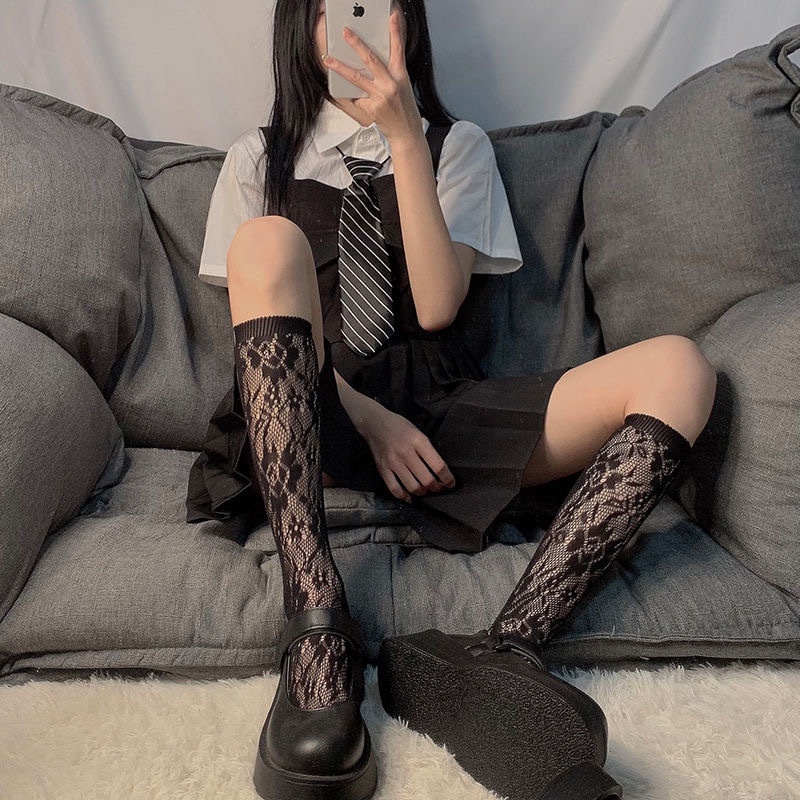 Tất Vớ Bắp Chân Lưới Ren Hoa Phong Cách Lolita Nhật Bản Siêu Đáng Yêu - Subo Shop