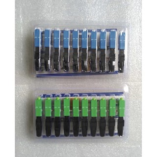 Vỉ 10 đầu fast connector nối nhanh ftth sc upc apc