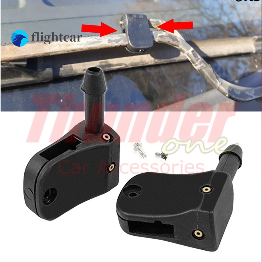 Set 2 Vòi Phun Nước Rửa Kính Chắn Gió Trước Cho Mercedes-Benz Vito W638 Sprinter Renault Espace 3 1996-2002 VW Crafter 98695