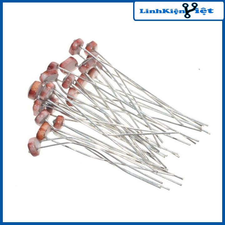 Cảm biến ánh sáng quang trở CDS 5mm/10mm (1 chiếc)
