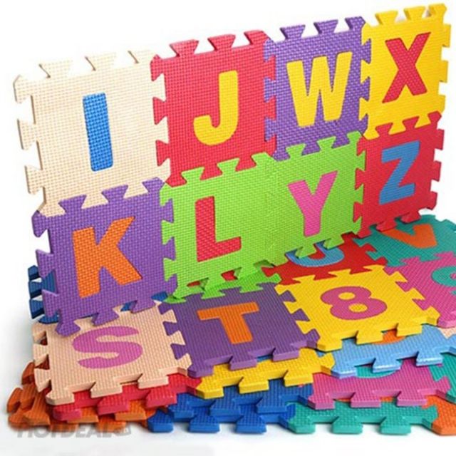 40 Tấm Thảm Xốp Trải Sàn Cho Bé, Chống Va Đập, Ghép Hình