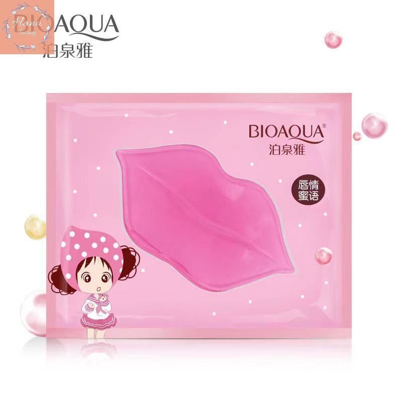 Mặt Nạ Dưỡng Môi Collagen Nội Địa Trung Bioaqua Giảm Thâm Làm Hồng Dưỡng Ẩm Môi