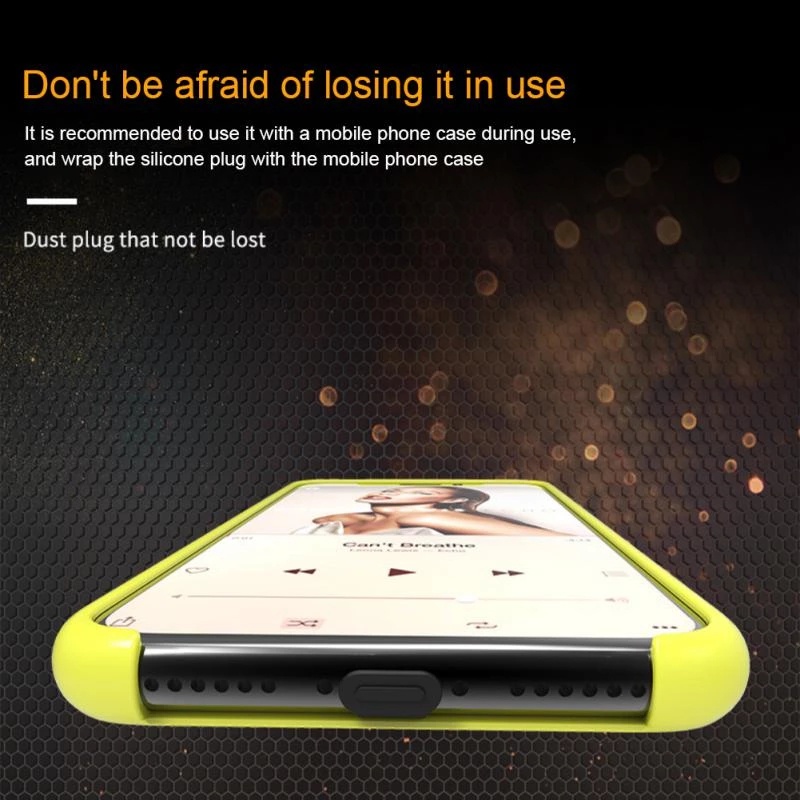 1 Nút Bịt Chống Bụi Chống Thấm Nước Tích Hợp Cổng Sạc Type-C Cho Điện Thoại Android