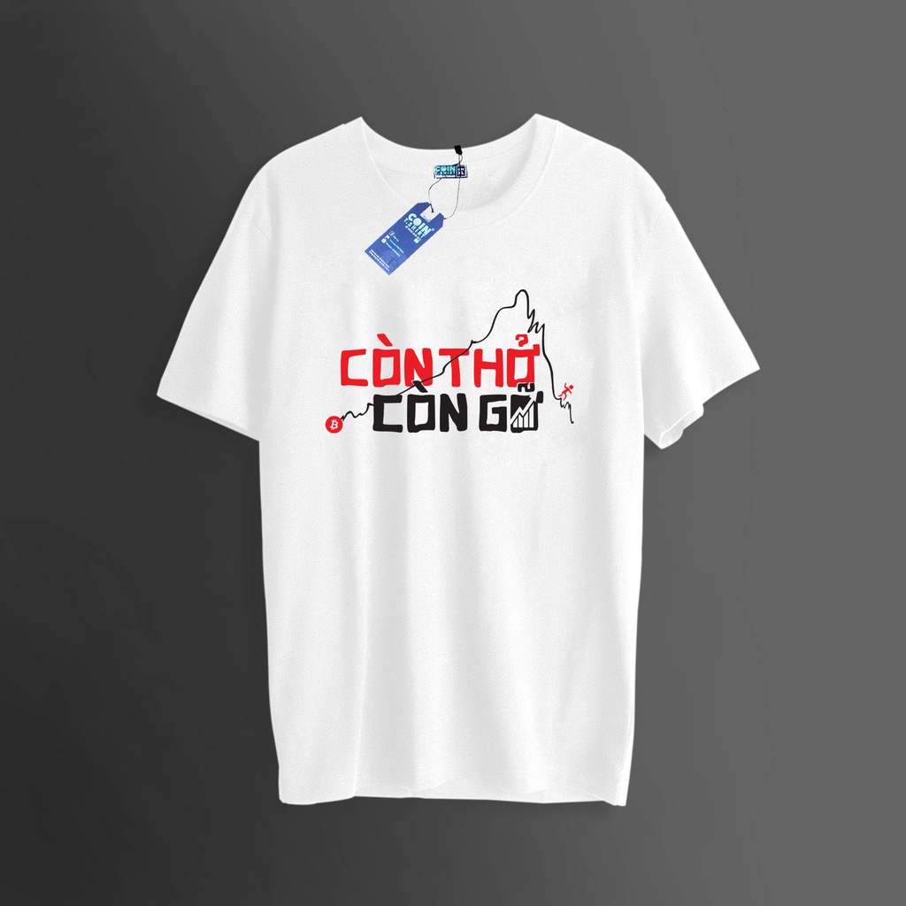 Áo thun Còn Thở là còn Gỡ, Binance, Bitcoin, CoinTshirt, Crypto