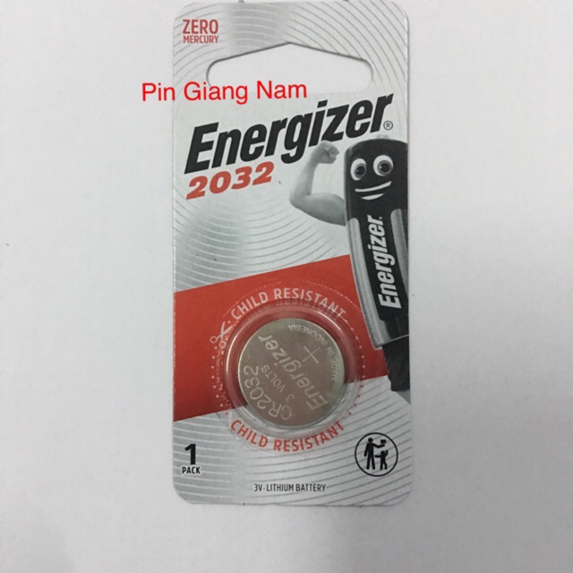 Pin CR2032 Energizer 3V Lithium