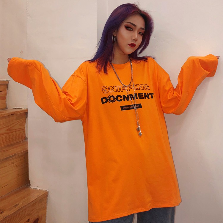 Áo thun tay dài form rộng Yinxx, áo sweater Unisex SW187