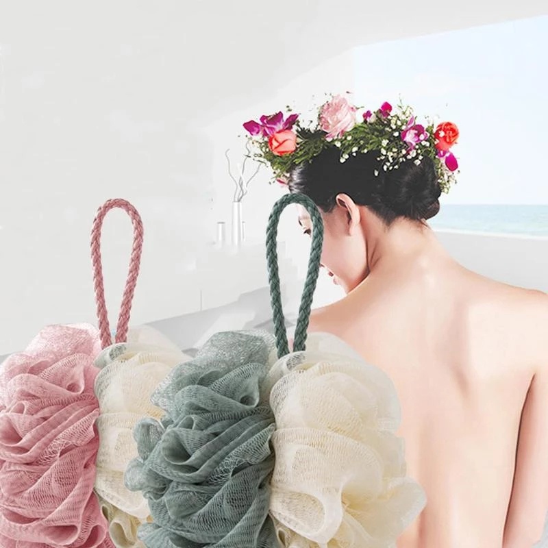 Bông tắm kiểu lưới cỡ lớn hai màu sắc kết hợp thời trang dành cho cả nam và nữ