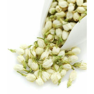 Trà hoa lài, hoa nhài, jasmine nụ hoa sấy khô nguyên bông rất thơm và to đẹp - trà An Thảo Hoa