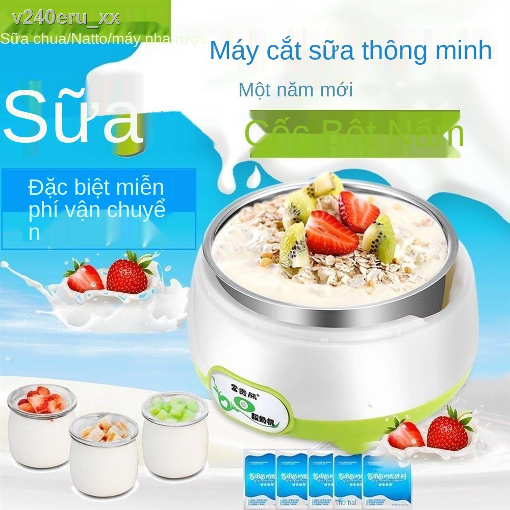 Máy làm sữa chua gấu gia đình tự động natto thủy tinh kim chi lên men rượu gạo ủ đa chức năng
