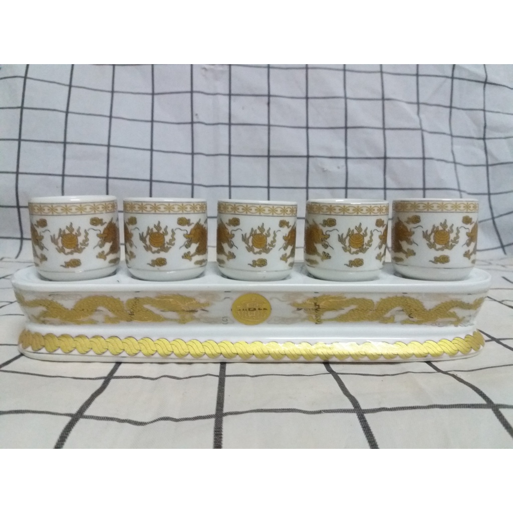 Bộ 5 chung nước Ông Địa Thần Tài