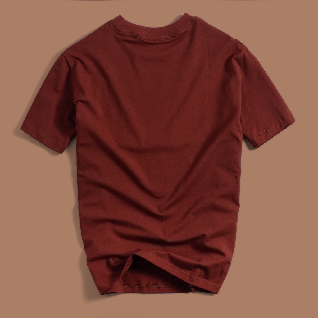 Áo thun nam cổ tròn vải Cotton co giãn,dày dặn, form regular fit-SPK08