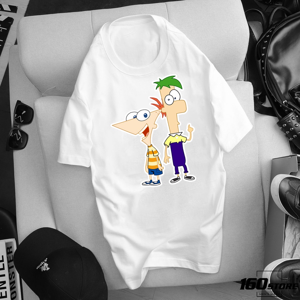 ÁO THUN BÉ TRAI Cổ Tròn Phineas and Ferb - Perry Cao Cấp IN HÌNH HOẠT HÌNH ẤN TƯỢNG CHẤT LIỆU VẢI THOÁNG MÁT - 729