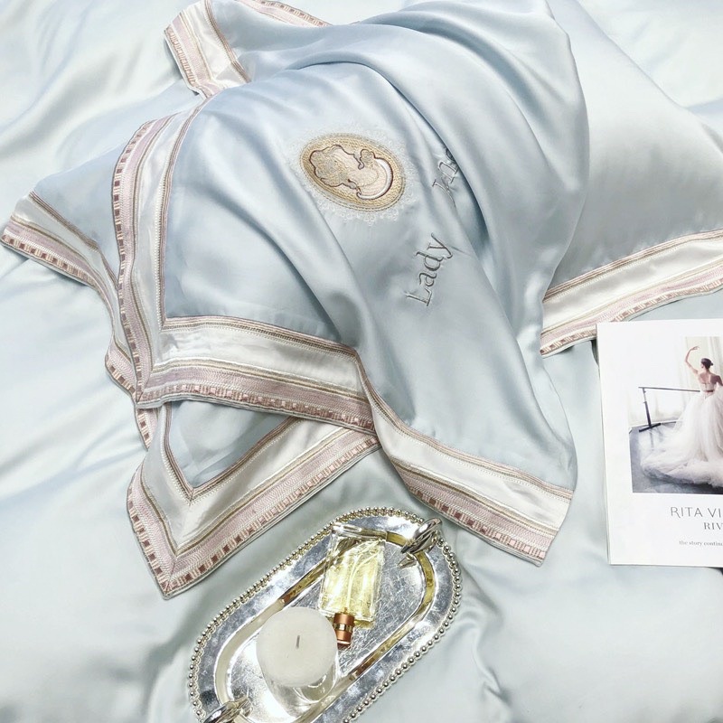 Chăn Ga Tencel 100s Lady Jane siêu phẩm thiên nhiên từ bột gỗ bạch đàn khuynh diệp cực an toàn sang xịn mịn