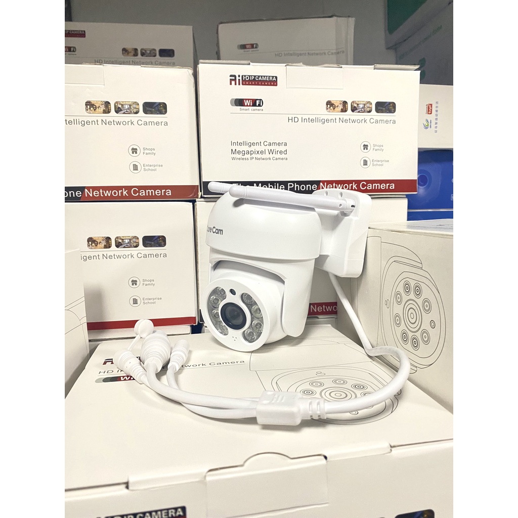 Camera IP WIFI PTZ Ngoài Trời Carecam 15HS300 xoay 360 độ FullHD - XEM ĐÊM CÓ MÀU