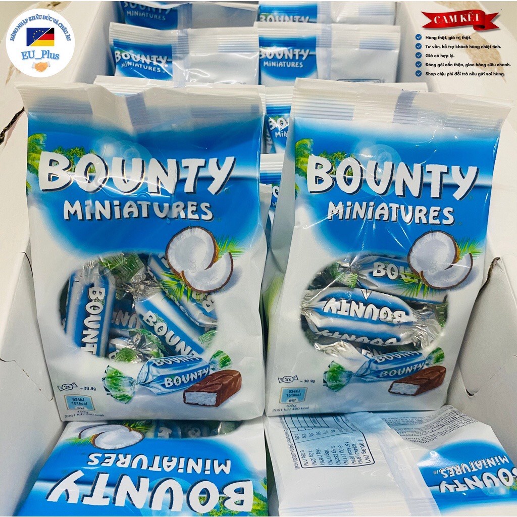 Kẹo SCL nhân dừa Bounty150g - Anh