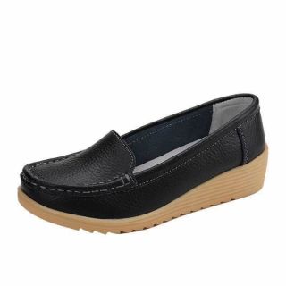 Giầy moca thần thánh - mầu đen sz 36