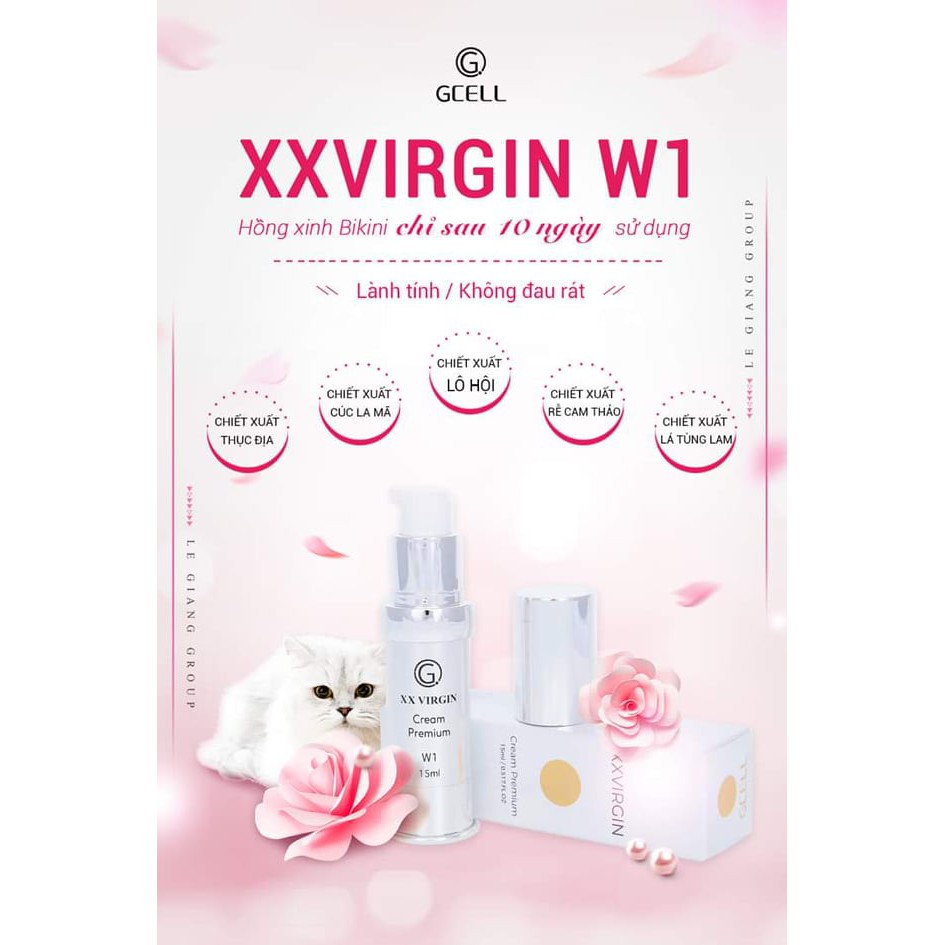 [ XXVIRGIN ]- Kem làm hồng BIKINI - Xvirgin Hàn Quốc lọ 5ml