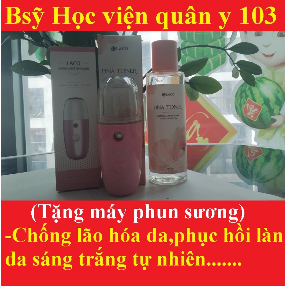 Nước hoa hồng LACO DNA TONER 🔥 Nước hoa hồng LACO chính hãng trắng da, se khít lỗ chân lông⚡️