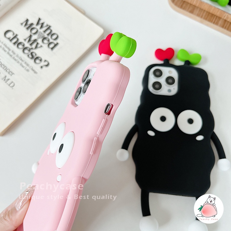 Ốp Điện Thoại Silicon Hình Biểu Cảm Briquette 3D Cho iPhone 14 Plus 13 12 Pro Max 11 12pro 13pro 11promax 13promax